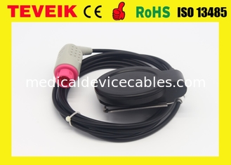 M1356A Round 12 Pin Fetal US Transducer For HP Patient Monitor , TPU Material