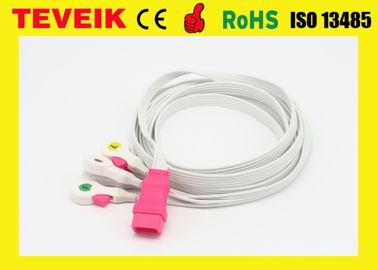 Producent Teveik Jednorazowy medyczny kabel EKG PVC do monitora pacjenta, 5 odprowadzeń