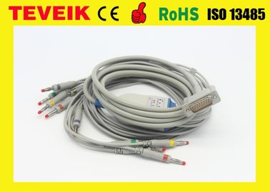 Banana 4.0 Seria M3703C PLPS One Peice Seria EKG Kabel IEC Standard