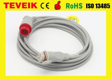 Drager Invasive Blood Pressure Cable okrągły 6pin do adaptera BD do monitora pacjenta drager