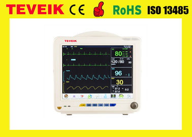 Obsługa wieloparametrowego monitora pacjenta Ekran dotykowy o przekątnej 12,1 cala Opcjonalny do użytku szpitalnego