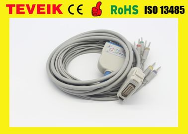 Cena fabryczna Teveik Fukuda Denshi 10 leadwire DB 15-pinowy kabel EKG / EKG do Cardimax FX-2111