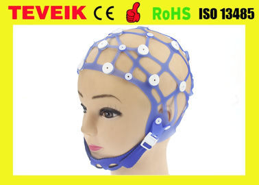 Oddzielny czapkę mózgową EEG Brain Cap z silikonem 20 odprowadzeń bez elektrody EEG