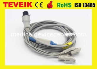 Wielokrotnego użytku Medical Mindray Round 6-pinowy 5-przewodowy kabel EKG kompatybilny z monitorem pacjenta PM9000