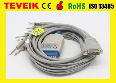 Nihon Kohden 12 odprowadzeń EKG Kable do ECG-9130P ECG-9620P Cardiofax Q ECG-9110K