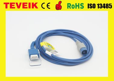 Kabel przedłużający SpO2 HP M1943A zgodny z MP70, MP80, VM4, VM6, VM8 8 pinów na DB9 żeńskie