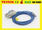 Kabel medyczny 3F dla dorosłych Redel 6-pinowy 10-metrowy kabel medyczny SpO2 z czujnikiem wielokrotnego użytku