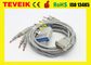 Cena fabryczna Teveik Medical Schiller AT3/AT6 10 odprowadzeń kabla DB15pin EKG z bananem 4,0