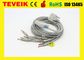 Medyczna cena fabryczna Teveik Nihon Kohden BJ-901D 10 odprowadzeń DB 15-pinowy kabel EKG / EKG, banan 4.0