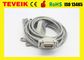 Zastosowanie medyczne Kabel 10-żyłowy ekg, kabel EKG, kompatybilny kabel Siemens / Hellige ekg