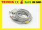 Zastosowanie medyczne Kabel 10-żyłowy ekg, kabel EKG, kompatybilny kabel Siemens / Hellige ekg