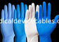 Teksturowane jednorazowe rękawiczki chirurgiczne, niebieskie, nitrylowe, bezpudrowe