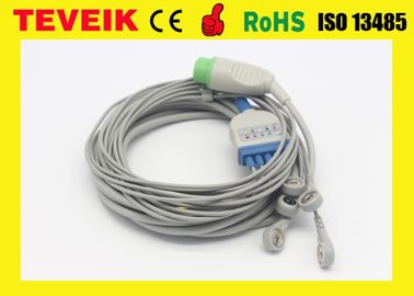 Kompatybilny kabel odprowadzający EKG TM910 z odprowadzeniem EKG o średnicy 12 mm