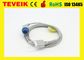 10 Pin medical device accessories spo2 cable for Nihon Kohden spo2 sensor